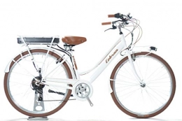 Cobran - Bicicleta elctrica Retro 2.1, Bianco, 46