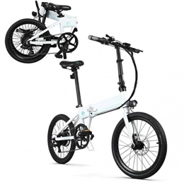 Desconocido Bicicleta Coolautoparts Bicicleta Eléctrica Plegable Ciclomotor 20 Pulgadas 250W 30km / h Bicicleta de Ciudad / Montaña Aluminio Bateria de Litio 36 V 10, 4Ah Display LED para Hombres Mujeres Adultos [EU Stock