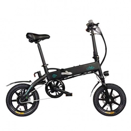 Crabitin Bicicleta Eléctrica Mini E Bike Klapprad Ligero 250W 36V con Neumático de 14 Pulgadas Y Pantalla LCD