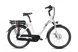 Cycle Denis Bicicletas eléctrica Cycle Denis DeVille 26 Nexus 3 - Bicicleta eléctrica para mujer (46 cm, ion de litio, 468 Wh, 90 km), color blanco