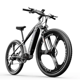 cysum Bicicletas eléctrica Cysum Bicicleta eléctrica de 29 Pulgadas, M520 Mountain Ebike 48V 14Ah Batería de Litio, Shimano 7 velocidades (Gris)