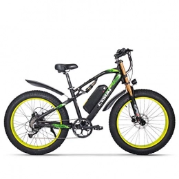 cysum Bicicletas eléctrica cysum Bicicletas eléctricas para Hombres, Fat Tire Ebikes de 26 Pulgadas Bicicletas, Bicicleta de montaña con 48V 17Ah Batería de Litio extraíble