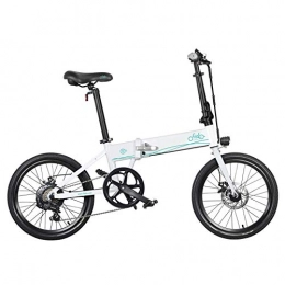 FIIDO FIIDO ELECTRIC BIKE Bicicleta D4S - Bicicleta eléctrica Plegable para Adultos, 36 V, Bicicleta eléctrica Plegable de 20 Pulgadas, guía de Larga Distancia de 80 km, recibida Entre 5 y 7 días (Blanco)
