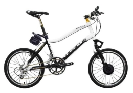 Dorcus Bicicletas eléctrica dorcus bicicleta eléctrica DC de 1 Emotion 20 g 20 pulgadas, Negro / Blanco, 24 V / 11, 6ah batería