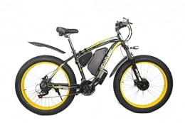 Beyamis Bicicletas eléctrica Dual-Drive Electric Bicycle, 48V17.5AH 500W*2 Dual-Drive Motor Power, 26inch Wheels, Speed up to 50KM / h, Climbing 45°(C)