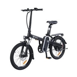Dyu Bicicletas eléctrica DYU Bicicleta Eléctrica Plegable, 20 Pulgadas Bicicleta Eléctrica Inteligente con Pantalla LCD, Smart Ebike con Sensor de Par Central, Pedal Asistido, Batería Desmontable, Altura Ajustable(R1-12.5AH)