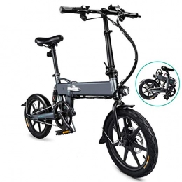 MJLXY Bicicleta E-Bike Para Adultos, Extrable Grande Capacidad 7.8Ah Ion de Litio Batera Plegable Aluminio Bicicletas de Ciudad, Para Viajar Al Aire Libre Adolescentes Aptitud