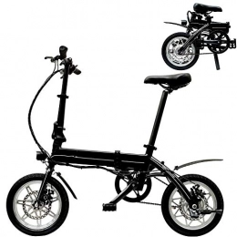 MJLXY Bicicletas eléctrica E-Bike Plegable 7.8AH 250W 16 Pulgadas 36V Con LED Pedales De Faros Aluminio Ligero Bicicleta Para Deportes Al Aire Libre Ciclismo Viajar Desplazamientos