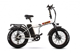Isotta1910 Bicicletas eléctrica eBike Fat Foldable Multiplayer Blanco