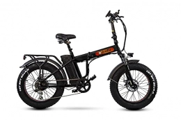 Isotta1910 Bicicletas eléctrica eBike Fat Foldable Multiplayer Negro