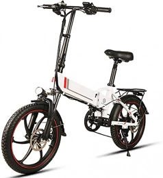 ZMHVOL Bicicletas eléctrica Ebikes, 20 en bicicleta eléctrica para adultos e-bicicleta de montaña plegable con batería de litio de 48V 8AH y aleación de aluminio asiento trasero de la velocidad de la velocidad de la velocidad de