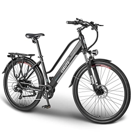 ESKUTE Bicicleta Eléctrica Wayfarer 28'' E-Bike Urbana Trekking Holandesa para Adultos Unisex, Batería de Litio Extraíble 36V 10Ah, 250W Motor, Compañero Fiable para el día a día