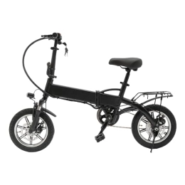 Esyogen Bicicletas eléctrica Esyogen Bicicleta eléctrica de montaña de 14 pulgadas, plegable, para niños, niñas, mujeres y hombres, freno de disco delantero y trasero, tres modos de conducción, motor de 250 W