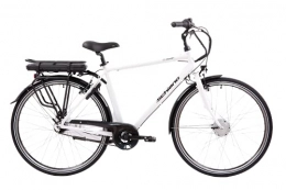 F.lli Schiano Bicicletas eléctrica F.lli Schiano E- Moon Bicicleta eléctrica, Men's, Blanco, 28
