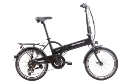 F.lli Schiano Bicicletas eléctrica F.lli Schiano E- Sky 20" Bicicleta Eléctrica Plegable, Unisex Adulto, Negro mate