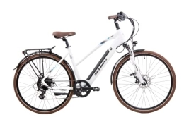 F.lli Schiano Bicicletas eléctrica F.lli Schiano E-Voke 28'' , Bicicleta Electrica de Trekking , Blanca