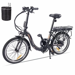 Fafrees Bicicleta Fafrees Bicicleta eléctrica 20F054 con aplicación E-Bike de 20 pulgadas, bicicleta eléctrica para mujer, 250 W, batería de 36 V / 10 Ah, para hombre, bicicletas eléctricas 25 km / h Shimano 7