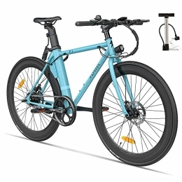 Fafrees Bicicleta Fafrees Bicicleta eléctrica F1, Bicicleta de Carretera eléctrica para Adultos de 250 W con neumáticos 700C*28, batería extraíble de 36 V 8, 7 Ah, Azul