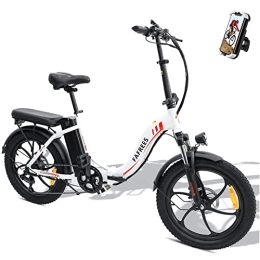 Fafrees Bicicleta Fafrees F20 - Bicicleta eléctrica para hombre (20 pulgadas, batería de 36 V / 15 Ah, motor de 250 W, bicicleta de ciudad, para hombre, bicicleta eléctrica Shimano 7S, máx. 25 km / h, carga de 150 kg)