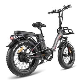Fafrees Bicicleta Fafrees F20 MAX Fatbike Bicicleta eléctrica plegable para mujer, 20 pulgadas, con batería Samsung de 48 V, 22, 5 Ah, pedal plegable de 54 N.m, luz de freno, [oficial] bicicleta eléctrica de montaña,