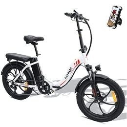 Fafrees Bicicleta Fafrees F20 [ Oficial ] Fatbike Bicicleta eléctrica para Hombre de 20 Pulgadas con batería de 36 V / 15 Ah, Plegable 250 W, Bicicleta de montaña Pedelec para Mujer, 150 kg Shimano 7S 25 km / h