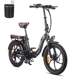 Fafrees Bicicleta Fafrees F20 Pro Fat E Bike para hombre de 20 pulgadas con batería de 36 V 18 Ah, bicicleta de ciudad eléctrica de 3, 0 pulgadas, 250 W E Bike para mujer, 150 kg, plegable Pedelec, máx. 25 km / h,