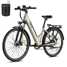Fafrees  Fafrees F28 Pro - Bicicleta eléctrica para mujer (27, 5 pulgadas, 14, 5 Ah, batería oficial, 25 km / h, Shimano 7S, bicicleta eléctrica para hombre, bicicleta eléctrica para adultos, pantalla LCD de 3, 5
