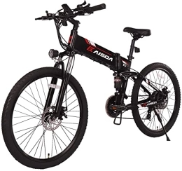 Fafrees Bicicletas eléctrica Fafrees K1 Bicicleta eléctrica plegable de 26 pulgadas, batería de 48 V / 10 Ah, bicicleta de montaña eléctrica Pedelec Shimano 21, para hombre y mujer