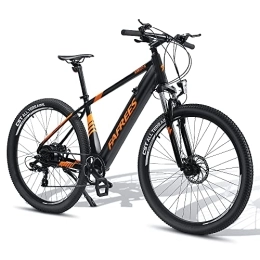 Fafrees Bicicletas eléctrica Fafrees KRE27.5 Bicicleta eléctrica de 27, 5 pulgadas, bicicleta eléctrica para adultos de 250 W, batería extraíble 36 V 10 Ah, bicicleta eléctrica de asistencia - Negro naranja