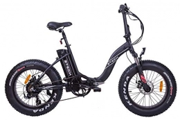 Z-TECH Bicicletas eléctrica fat-bike Bicicleta eléctrica Plegable con pedalada asistida 20 " 500 W z-tech negra