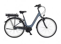 Fischer Bicicleta FISCHER City Cita 2.0-Bicicleta eléctrica (28", Motor Central 50 NM, 36 V), Color Azul petróleo Mate, Unisex Adulto, 28'' -RH 44 cm