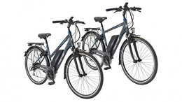 Fischer Bicicleta Fischer - Juego de 2 bicicletas elctricas de trekking (1 para hombre, 1 para mujer, 71, 12 cm, 28 pulgadas)