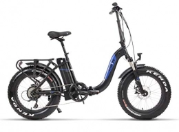 Fitifito Bicicleta Fitifito Fatbike Fatbike FT20 - Bicicleta eléctrica plegable de 20 pulgadas, 48 V, 250 W, motor trasero con castillo, 9 velocidades, cambio Shimano