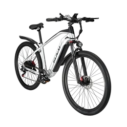 GARVAINE Bicicleta GAVARINE Bicicleta Eléctrica para Adultos Bicicleta de Ciudad de 29 Pulgadas con Batería de Litio Extraíble de 48v 19ah, Shimano 7 Velocidades y Freno Hidráulico