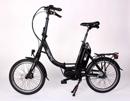 GermanXia Bicicleta GermanXia® Bicicleta eléctrica plegable Mobilemaster de 8 G con cambio de buje Shimano, motor central máx. 80 Nm con sensor de par de giro y freno de rodillos, hasta 145 km según StVZO.