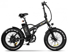 giordanoshop Bicicleta giordanoshop 250W Icon.e-Bicicleta eléctrica Plegable AllRoad Plus 250 W Pure Black, Unisex Adulto, Negro, no Size