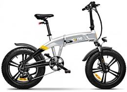 giordanoshop Bicicleta giordanoshop Fat-Bike - Bicicleta eléctrica plegable con pedaleo asistido 20" 250 W Icon.E iDesert X5 Stardust Silver
