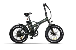 giordanoshop Bicicleta giordanoshop Green, Icon.e - Bicicleta eléctrica Plegable AllRoad Plus 250 W Marines Unisex Adulto, no Talla