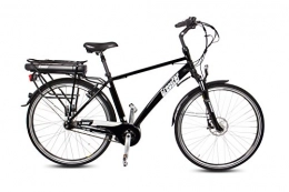 Gregster Bicicleta gregster Hombre Bicicleta eléctrica gs28h, Negro, 28 pulgadas, 36761 GS