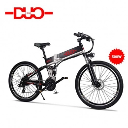 GUNAI Bicicleta GUNAI 500W Bicicleta Eléctrica de Montaña 26 Pulgadas E-Bike Sistema de Transmisión de 21 Velocidades con Batería de Litio Desmontable con Tres Modos de Trabajo