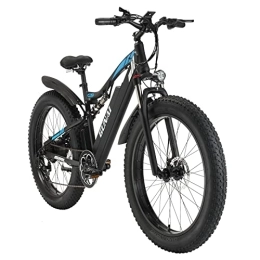 GUNAI Bicicletas eléctrica GUNAI Bicicleta de montaña eléctrica 48V Fat Tire Mountain Bike para Adultos con Sistema de Freno hidráulico XOD Delantero y Trasero, batería de Iones de Litio extraíble