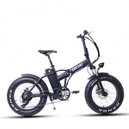 GUOJIN Bicicleta GUOJIN Beach Fat Tire Plegable E-Bike, con Motor De 250W, Velocidad Máxima 30KM / H Bicicleta Eléctrica 10.4AH Batería 3 Modos De Conducción 6 Velocidad Variable