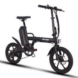 GUOJIN Bicicletas eléctrica GUOJIN Bicicleta Eléctrica Plegable de Montaña, Bicicleta de Aleación de Aluminio de 240 W, Batería Extraíble de Iones de Litio de 36 V / 13 Ah, E-Bike 6Velocidad Variable