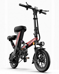 GUOJIN Bicicletas eléctrica GUOJIN Bicicleta Eléctrica Plegable E-Bike con Motor De 250W Velocidad Máxima 25KM / H Bicicleta Eléctrica 25AH Batería Neumáticos De 12 Pulgadas 3 Modos De Conducción