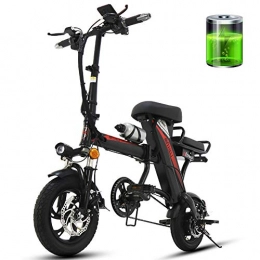 GUOJIN Bicicleta GUOJIN Bicicleta Eléctrica Plegable E-Bike con Motor De 350W Velocidad Máxima 25KM / H Bicicleta Eléctrica 48V 11AH Batería 3 Modos De Conducción con Pantalla LCD