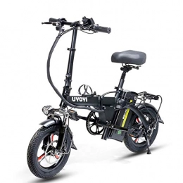 GUOJIN Bicicleta GUOJIN Bicicleta Eléctrica Plegable E-Bike de hasta 30 Km / H con Motor de 400 W, Batería Extraíble de Iones de Litio de 48 V 13Ah, Rango de 65 Km, para Adultos y Viajeros