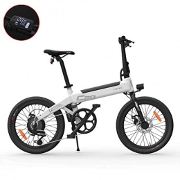 GUOJIN Bicicleta GUOJIN Bicicleta Eléctrica Plegables, Bicicleta de Aleación de Aluminio de 240 W, Batería Extraíble de Iones de Litio De 36 V / 10 Ah, Cambio Shimano de 6 Velocidades, con Freno de Disco