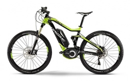  Bicicletas eléctrica Haibike - Bicicleta de montaña Xduro FullSeven RX 27.5, color negro y verde, 45 cm