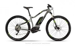 HAIBIKE Bicicletas eléctrica Haibike Sduro HardNine 4.0 - Bicicleta eléctrica de montaña (29''), color gris, negro y verde