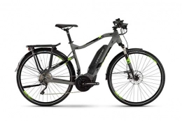 HAIBIKE Bicicletas eléctrica Haibike Sduro Trekking 4.0 Pedelec - Bicicleta eléctrica, color gris / negro / verde, 2019: talla: M